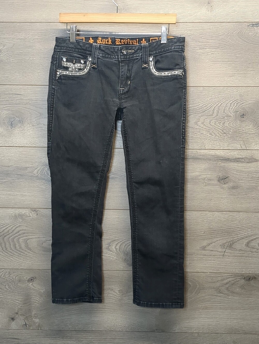 Rock Revival Cropped Sherry Jeans Women's Size 28